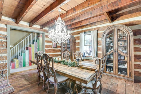 Spacious and Historic Cabin in New Haven with Pond! Cabin in Ozark Mountains