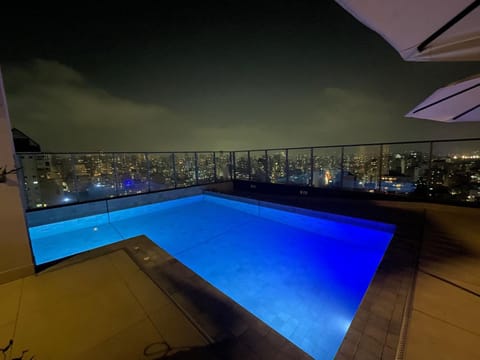 Night, Bird's eye view, City view, Pool view, Area and facilities, Swimming pool