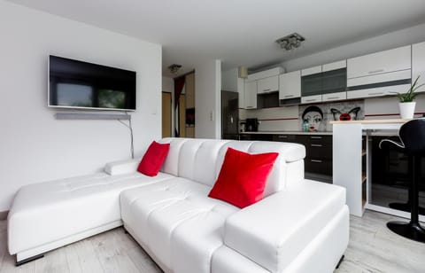 TV and multimedia, Kitchen or kitchenette, Living room, Seating area, Dining area, oven, pet friendly, stove