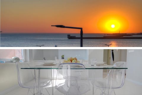 Natural landscape, Sea view, Sunset