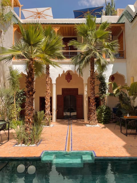 Property building, Patio, Garden view, Pool view, Swimming pool, Inner courtyard view