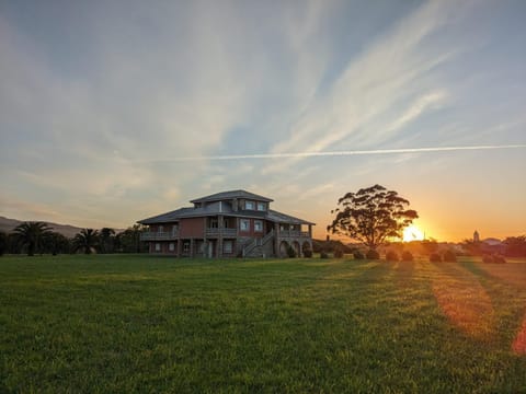 Property building, Sunset