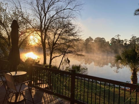 Natural landscape, Lake view, Sunrise