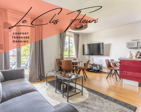 Le Clos Fleuri F3 Terrasse & Garage Apartment in Clermont-Ferrand