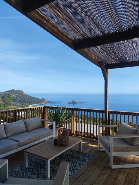 Patio, Natural landscape, Sea view