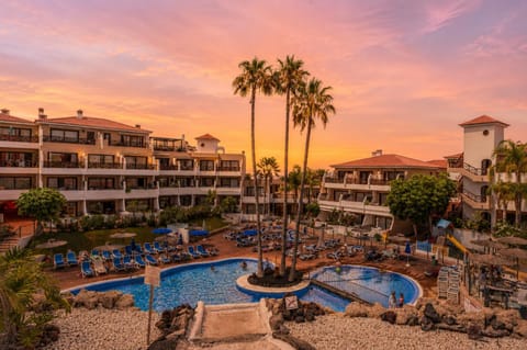 Swimming pool, Sunset