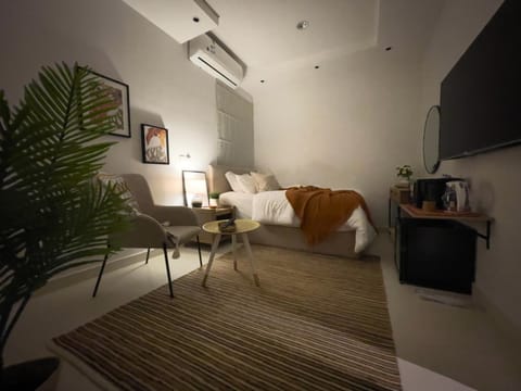 Bed, TV and multimedia, Kitchen or kitchenette, Photo of the whole room, Bedroom, Parking, internet, air conditioner