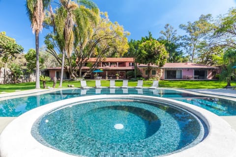 Garden, Swimming pool, sunbed