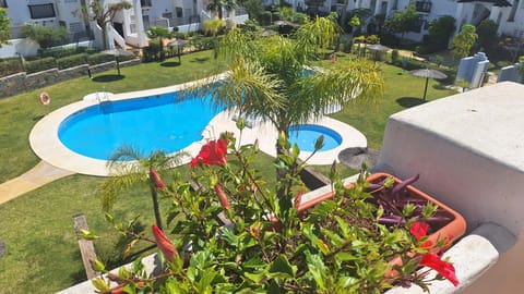Pool view, sunbed