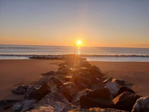 Nearby landmark, Natural landscape, Beach, Sea view, Sunset