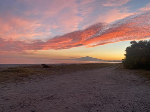 Day, Natural landscape, Beach, Sea view, Sunset