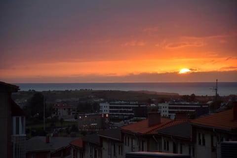 Natural landscape, Sea view, Sunset