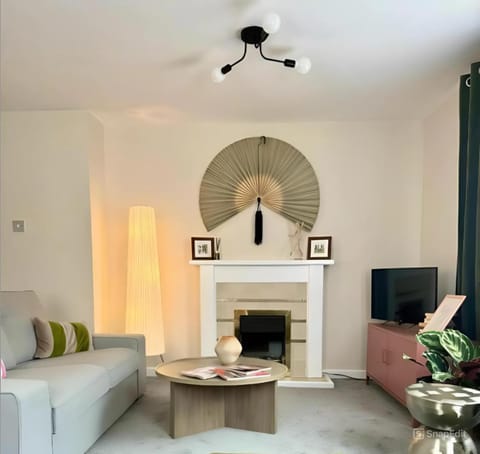 Communal lounge/ TV room, TV and multimedia, Living room, Seating area, fireplace