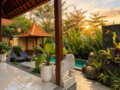 Natural landscape, Garden view, Swimming pool
