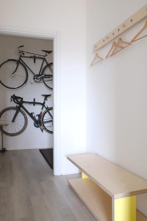 Cycling, storage, wardrobe
