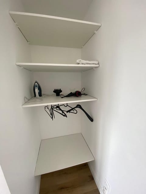 flat iron, hair dryier, wardrobe