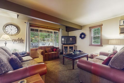 Fireside Escape at Lake Cushman House in Washington