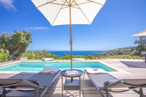 Property building, Living room, Swimming pool