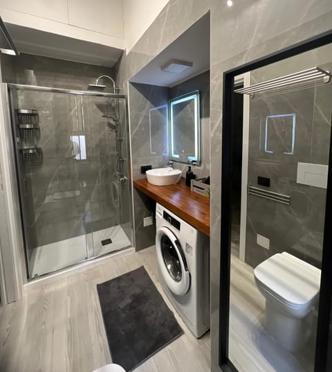 Shower, Toilet, Bathroom, washing machine