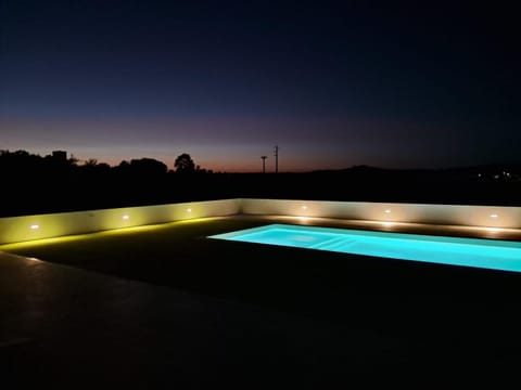 Night, Swimming pool