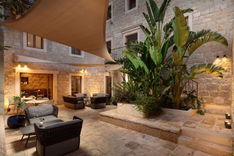 Patio, Night, Garden, Balcony/Terrace, Seating area