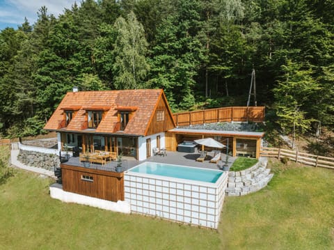 Natural landscape, Garden, Swimming pool