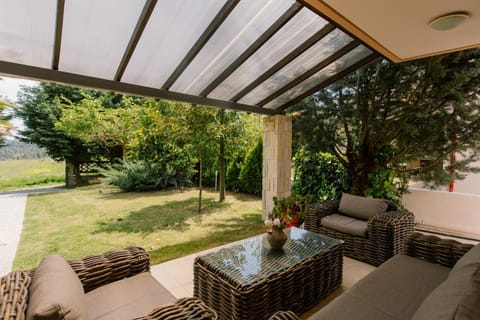 Patio, Seating area, Garden view