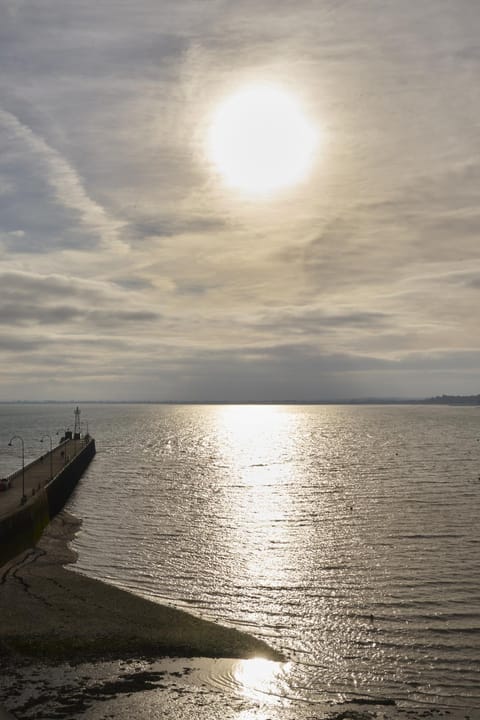 Natural landscape, Sea view, Sunset