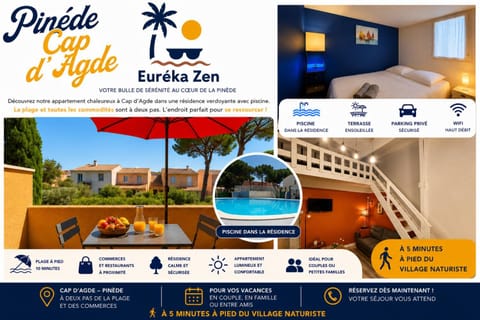 Property building, Balcony/Terrace, Swimming pool, Parking, internet, air conditioner