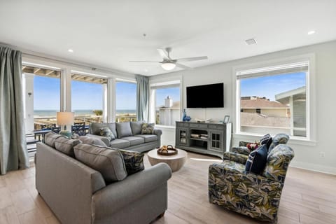 Ocean Lookout 2 - Heated Pool, Beachfront Deck, Stunning Ocean Views House in Fernandina Beach