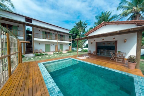 Property building, Patio, Day, Garden, Garden view, Pool view, Swimming pool