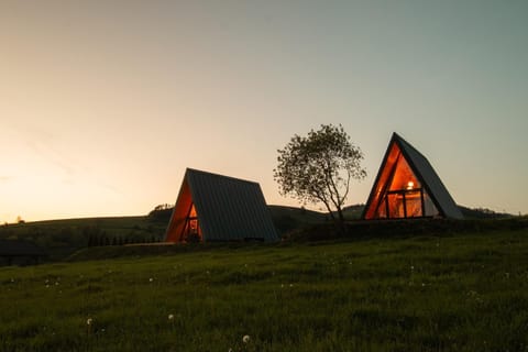 Property building, Sunset