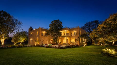 Spring, Night, Natural landscape, Garden, Garden view