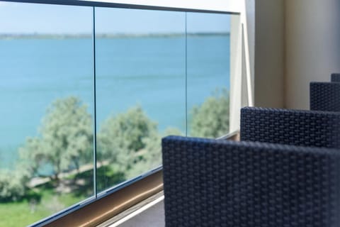 Natural landscape, View (from property/room), Balcony/Terrace, Seating area, Lake view