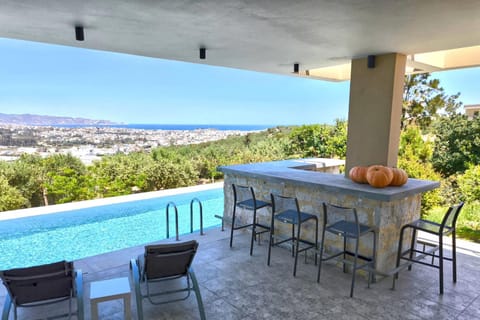 Villa Mirtylla luxury retreat w Pool, BBQ and Gym Villa in Heraklion