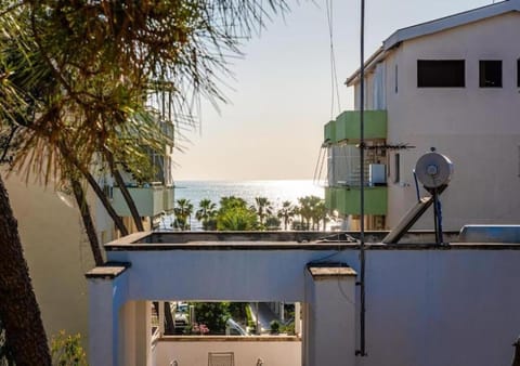 Property building, Day, View (from property/room), Balcony/Terrace, Beach, Sea view