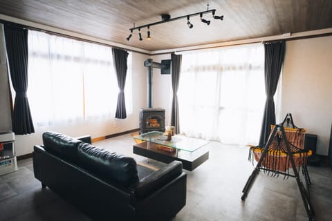 Living room, fireplace