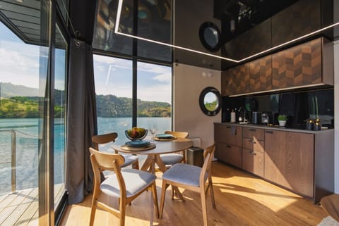 Houseboat by Noma Docked boat in Saint-Étienne