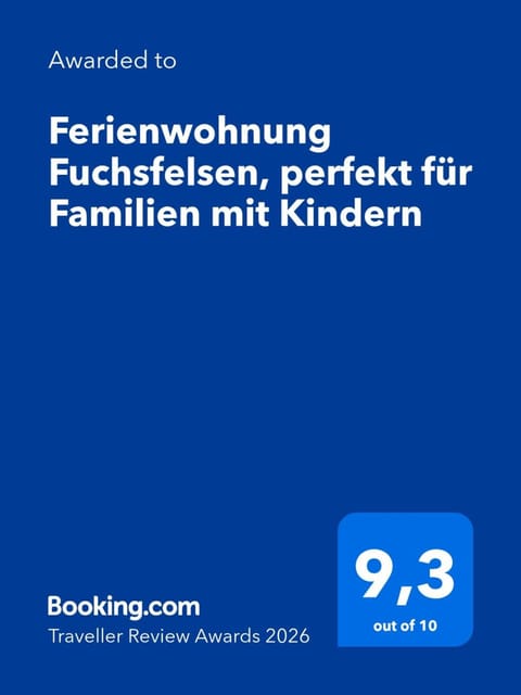 Ferienwohnung Fuchsfelsen, perfekt für Familien mit Kindern Apartment in Schluchsee