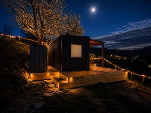 Property building, Night, Natural landscape
