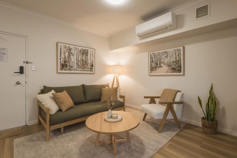 Living room, air conditioner