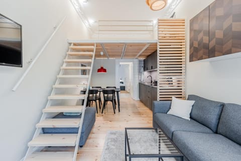 Living room, Dining area, Bedroom