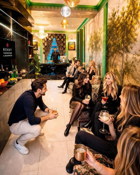 People, Living room, Seating area, group of guests