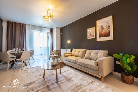 Living room, Seating area, Dining area