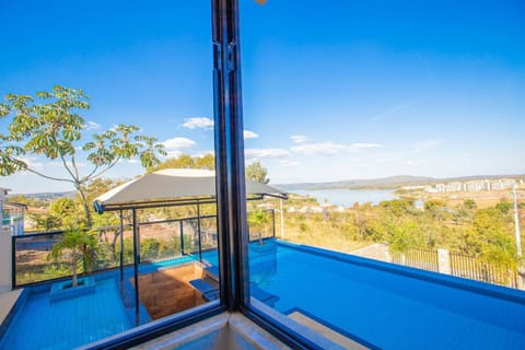 Day, Natural landscape, Lake view, Mountain view, Pool view, River view, Swimming pool