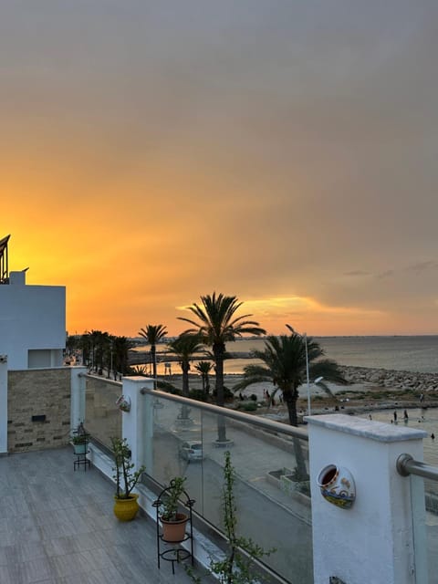 Property building, View (from property/room), City view, Sea view, Street view, Sunset
