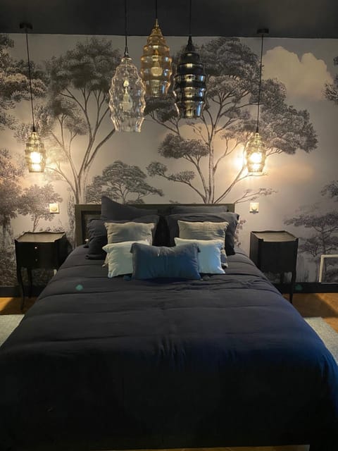 Bed, Night, Bedroom