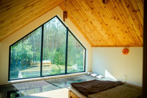 Bed, Photo of the whole room, Bedroom, Garden view