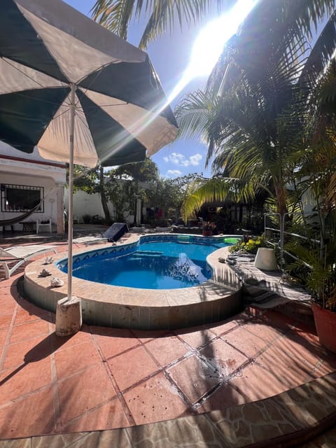 Patio, Day, Pool view