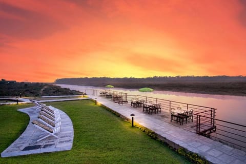 River view, Sunset